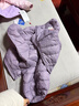 鸭鸭（YAYA）儿童轻薄羽绒服短款小童中大童连帽男女童2023秋冬洋气童装外套 浅紫 130 实拍图