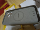 奶小鸭（NEYAA）适用苹果16promax手机壳iphone16promax保护套全包超薄Magsafe磁吸液态硅胶防摔简约男女款 钛原色 实拍图