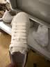百丽小白鞋男鞋牛皮舒适厚底增高休闲运动板鞋A1160 黑尾翼-打孔 38 实拍图