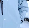 骆驼（CAMEL）【迪丽热巴同款】凯甲ICON冲锋衣女三合一羽绒服登山服 冰激凌蓝，女，A25CAFO289 抓绒内胆 S 实拍图