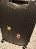 梵地亚拉杆箱万向轮耐磨抗摔行李箱24英寸男女大容量轻盈旅行箱 黑色 实拍图
