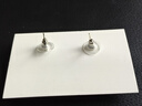 玖维娅925银针珍珠耳环女新款闪钻气质韩国个性简约百搭耳钉新年耳饰品 实拍图