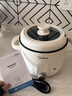 美的（Midea）电煮锅 泡面火锅宿舍小电锅 电蒸锅 多功能家用电热锅 2.6L蒸煮一体 小型2-3人用 配带蒸笼XZE2076 实拍图