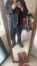京东京造【10A抑菌】A类一等品50支纯棉睡衣男睡衣秋冬情侣家居服深灰2XL 实拍图