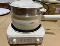 美的（Midea）电煮锅 小电锅 电蒸锅 电火锅 电热锅 分体式可拆洗 2.6L学生宿舍多功能锅 泡面锅 XZC2061 配蒸笼 实拍图
