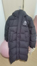 鸭鸭王一博同款312g充绒冰壳系列羽绒服长款男女极寒加厚冬季保暖外套 青光黑色 【冰壳3.0男女同款现货速发】 M 实拍图