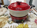 摩飞电器（Morphyrichards） 多功能锅电火锅家用分体式鸳鸯火锅电炒锅烧烤肉蒸煮炒煎电煮锅MR9087 3L 英伦红【标配】涂层升级 实拍图