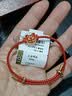 I Do【现货闪发】黄金金虎手链项链坠两用转运珠足金情人节送女友 现货情侣款 珐琅工艺 锦鲤小金虎 实拍图