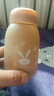 【京东物流送货上门】萌萌兔卡通水杯女牛奶玻璃杯创意便携杯子 咖色萌萌兔 330ml 1只 实拍图