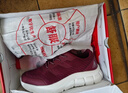足力健【年货送爸妈】老人鞋中老年轻便休闲散步鞋2431380J 女 酒红 39 实拍图