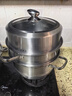 美厨（MAXCOOK）蒸锅 304不锈钢30CM三层蒸锅 加厚复底汤锅 燃气电磁炉通用 实拍图