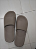 京东京造【抗菌皮纹拖】eva软弹拖鞋居家室内防臭浴室凉拖 灰褐色 44-45 实拍图