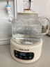 奥克斯（AUX）养生壶全玻璃恒温壶 1.2L办公室多功能煮茶壶花茶壶0金属纯玻璃家用煮茶器电热烧水壶ASH-12AZX-47 实拍图