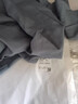 真维斯（Jeanswest）纯棉长袖t恤男夏季纯色圆领宽松上衣男装百搭简约时尚打底衫 灰色 XL 码 (135-150斤) 实拍图