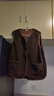 仿羊羔毛马甲背心女外搭秋冬新款洋气潮流时尚马夹外穿 咖啡色 6XL[体重155—180斤] 实拍图