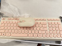 CHERRY樱桃 DW2380无线键鼠套装升级版98键轻音键盘鼠标笔记本电脑女生可爱薄膜外接丽江粉 实拍图