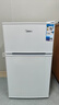 美的（Midea）88L两门小冰箱白色迷你冰箱租房宿舍办公室小型家用双温可冷冻冷藏节能BCD-88CM 实拍图