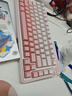珂芝（KZZI）K75V2三模客制化机械键盘无线蓝牙电竞游戏静音轴体办公82键RGB灯PBT键帽Gasket雾桃渐变樱粉轴V3 实拍图