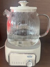 美的（Midea）花漾0胶水全玻璃养生壶 多功能煮茶壶 母婴烧水壶 恒温电热水壶 全自动一体煮茶器1.2L YS12B302J 实拍图