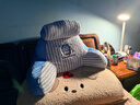 独立内胆夏季腰靠垫腰枕床头护腰超软可爱靠枕宿舍座椅床头沙发枕 企鹅【带内胆月亮绒毛绒外套】 65*40cm 实拍图