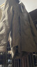 GXG男装宽松短款羽绒服衬衫外套冬季 卡其色 185/XXL 实拍图