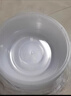 妙洁 一次性饭盒 保温饭盒圆形带盖430ml*50只 食品级可微波打包碗 实拍图