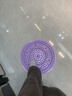SMOOKY指压板脚底按摩脚垫穴位疏通脚心指压板仿鹅卵石圆形垫慢跑 优雅紫【圆形直径约55cm】 实拍图