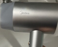 美的（Midea）5亿等离子护发电吹风 家用负离子护发吹风筒 1800W大功率快干便携吹风机 FJ308银 节日/生日礼物 实拍图