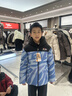 波司登儿童羽绒服5A抗菌中长款加厚防寒亲子连帽外套 实拍图