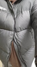 鸭鸭【高充绒203g】羽绒服男短款加厚冬季新款极寒保暖面包服撞色外套 黑色 2XL (185) 实拍图