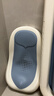 十月结晶婴儿洗澡盆新生儿大号可折叠宝宝无线数显浴盆+浴架雾霾蓝 实拍图