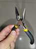 得力（deli）多功能迷你尖嘴钳电工尖口钳小号夹持钳高碳钢精工锻炼5英寸 实拍图