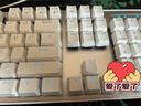 达尔优（dareu）EK810三模无线机械键盘 键盘蓝牙2.4 游戏办公键盘 可充电2000AH长续航 104键 白色青轴 实拍图