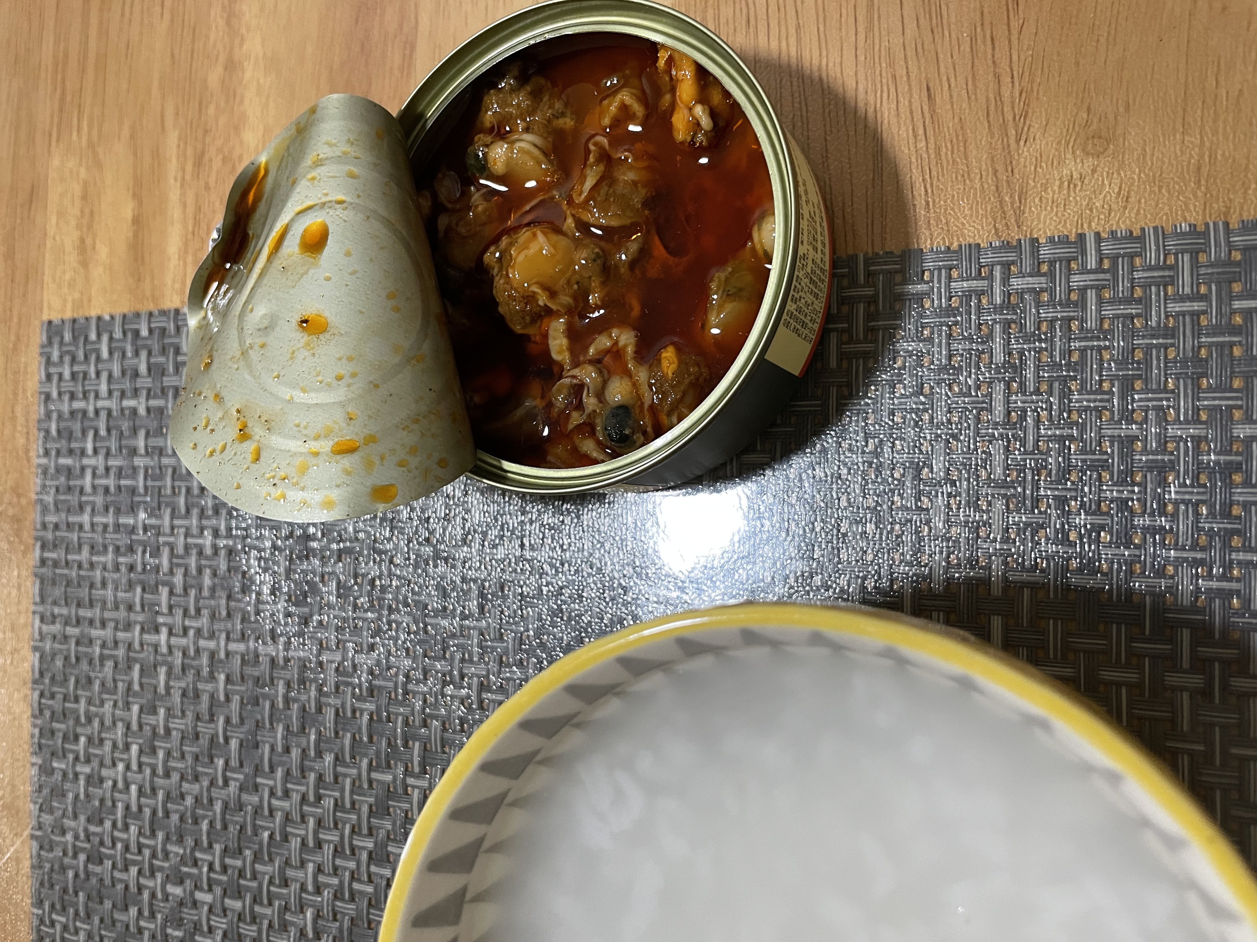 海鲜罐头小吃解馋零食下饭下酒菜美味速食代餐可口开罐即食海鲜 扇贝海鲜罐头1罐 实拍图