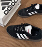 adidas「T头鞋」VL COURT复古休闲板鞋德训鞋男女阿迪达斯轻运动 黑色/白色 (推荐女生选小半码)   40 实拍图