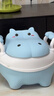 小哈伦儿童马桶婴儿坐便器婴幼儿尿盆小孩宝宝小便器3D软垫坐垫天蓝 实拍图