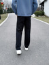 安踏男裤运动裤男春夏季新款针织宽松直筒裤子男士休闲长裤青少年卫裤 【推荐款夏季新款直筒裤-口袋拉链】基础黑 千人购买 2XL /185 适合160-170斤 实拍图