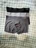 猫人男士内裤男冰丝无痕凉感10A虫草抑菌透气裤衩大码男生平角短裤头 黑色+铂灰+灰蓝 10A抑菌冰丝 3条 XL （建议120斤-140斤） 实拍图