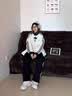 鹿王恋雪美式立领棒球服外套女春秋季2026年新款宽松百搭情侣休闲夹克上衣 3081浅灰色36 2XL 实拍图