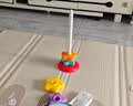 COODORA彩虹叠叠乐婴儿套圈环转转塔积木早教玩具儿童男女孩生日礼物星星 实拍图