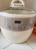 小熊（Bear） 电炖锅 电炖盅 家用陶瓷锅隔水炖锅 煲汤锅熬汤煲大容量3-5人大内胆可炖一鸡煮粥养生锅 白瓷电炖锅 6.5L DDZ-B45B2 实拍图