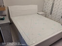 实盛美  白色 实木床 双人床主卧中式大床简约现代高箱储物婚床单人床 单床+乳胶床垫+床头柜*1 1.8米*2米抽屉款 实拍图