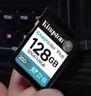 金士顿（Kingston）128GB SD存储卡 U3 V30 相机内存卡 高速sd卡大卡 4K超高清拍摄 读速200MB/s 实拍图