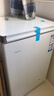 海尔（Haier）100L单温冰柜小型家用小冰柜减霜一级能效冷藏冷冻转换深冷冷柜小冰箱BC/BD-100GHW9D国家补贴 实拍图