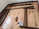 洛亚妮【24H云仓闪发】实木床100％纯实木1.5米单人床原木风主卧双人床 胡桃色床+5cm床垫 1.5米*2米 实拍图