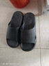 回力静音男士室内户外穿厚底防滑速干洗澡凉拖鞋HL3A23黑色40-41码 实拍图