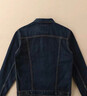 Levi's李维斯情侣同款美式经典复古休闲时尚潮牌修身牛仔夹克外套 深蓝色 72334-0134 XL 实拍图