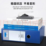 广博（GuangBo）6只100mm加宽中档款塑料档案盒 加厚文件盒资料盒 财务凭证收纳盒 办公用品A88025蓝色 实拍图