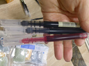 得力（deli）(deli)速干直液笔走珠签字笔 学生办公中性笔 ins无印简约风 0.5mm全针管9黑2红1蓝33766 实拍图
