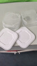【京东快递】保鲜盒食品级材质猫粮密封防潮微波炉便当盒 650ML正方形收纳盒【2个装】 实拍图